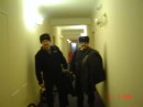 DAVE AND CHRISTOS IN THEIR RUSSIAN HATS 007 * 448 x 336 * (12KB)